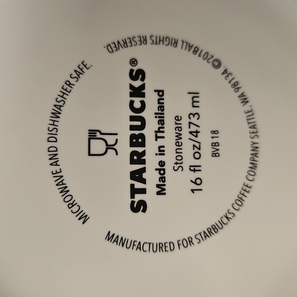 Starbucks Bangkok Mug with Red and Gold Tuk-Tuk Design - Picture 4 of 5